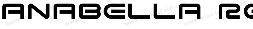 Anabella Regular字体转换